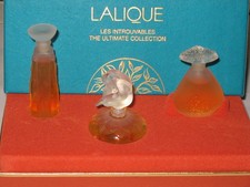 LALIQUE COFFRET MINIATURES FEMME LES INTROUVABLES ULTIMATE COLLECTION Le Nu+Amou