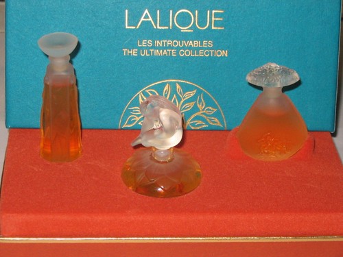 Lalique coffret miniatures - lalique,