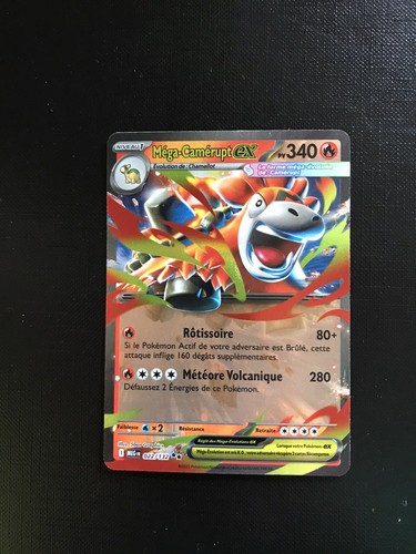 Carte pokémon méga camérupt - carte, méga-camérupt