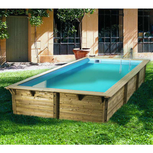 Piscine bois ubbink azura - piscine,