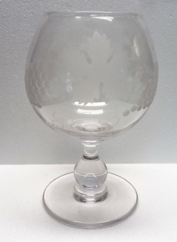 Enorme ancien verre pied - enorme,