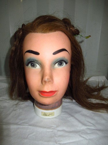 Tête mannequin vintage - de,