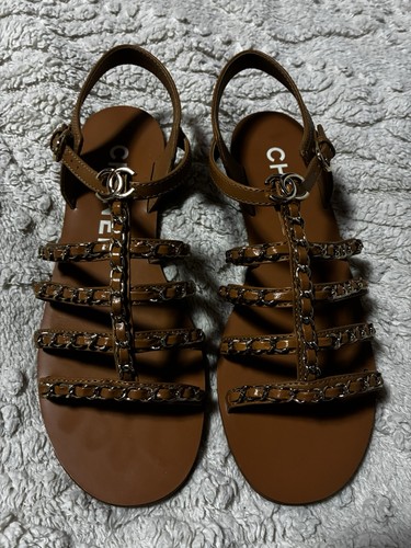 Chanel sandales spartiate - chanel,