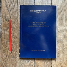 Tapis islamiques, Tapis d'Orient, Tapisseries anciennes. Consultancy. Juin 1980.