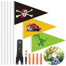 Fanion de Vélo 3 Pièces