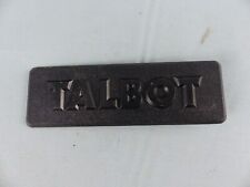  TALBOT SIMCA logo insigne
