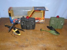 2 mini copter radiocommandés avec 2 émetteurs, pour pièces