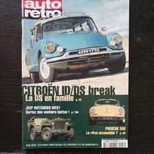 AUTO RETRO 234 CITROEN ID DS BREAK JEEP HOTCHKISS M201 ABARTH 850 TC PORSCHE 356
