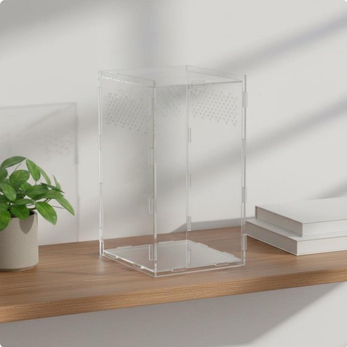 Terrarium transparent pour