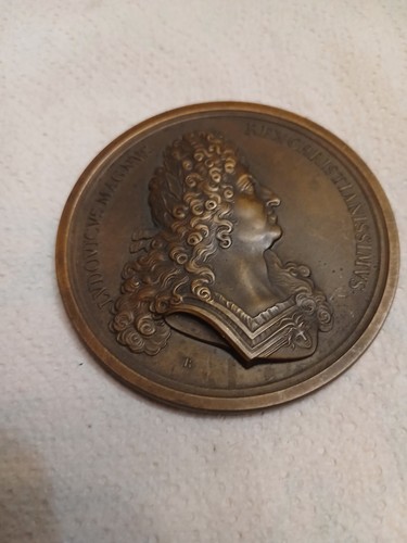 Médaille bronze louis xiv - médaille, de