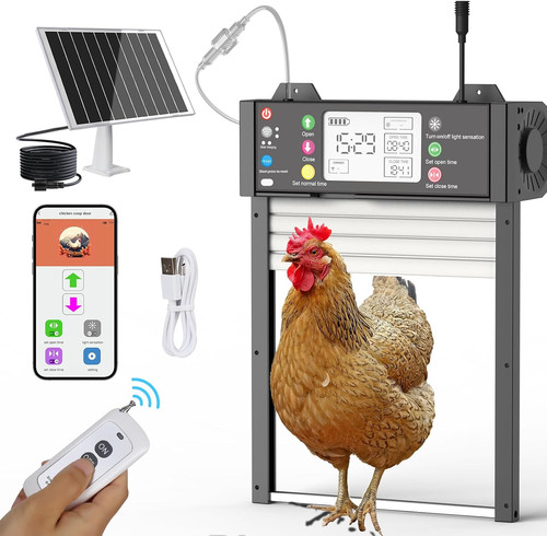 Poulailler automatique solaire - poulailler,