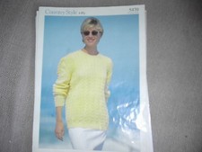 PULL EN DENTELLE SIRDAR 4 PLIS