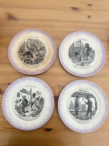 Anciennes assiettes - 4,