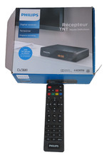 Récepteur Philips TNT haute définition et télécommande DVB T2