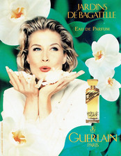 Publicité Advertising 0524  1995   les Jardins de Bagatelle Guerlain eau parfum