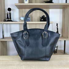 Sac épaule noir en véritable cuir fabriqué en Italie femme