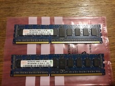 HYNIX 4GB (2X2GB) DUAL RANK 2RX8 PC3-8500R 1066MHZ DDR3 ECC REGISTERED SDRAM