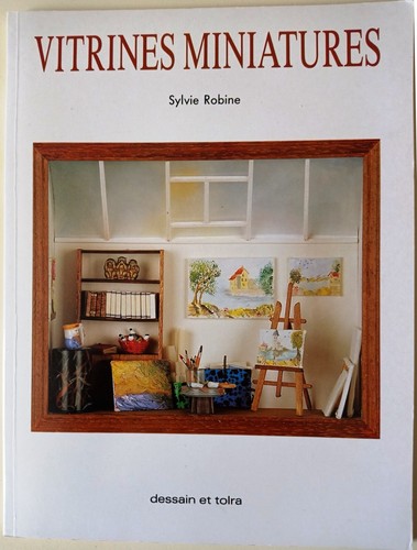 Livre vitrines miniatures - livre,