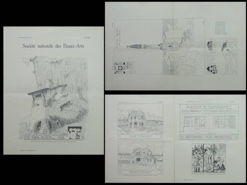 Architecture salon 1905 - l'architecture,