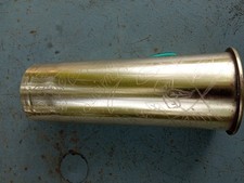 Militaria. Douille gravée. Travail de poilu. LUCIEN. 1914 1918. WW1.