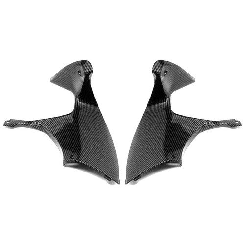 2pcs carbon fiber look - carbon,