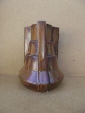 DENBAC Vase en grès émaillé à panse tronconique art déco non signé