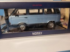 VOLKSWAGEN T3 multivan 1990 bleu métallisé,NOREV188544, échelle. 1/18 NOREV