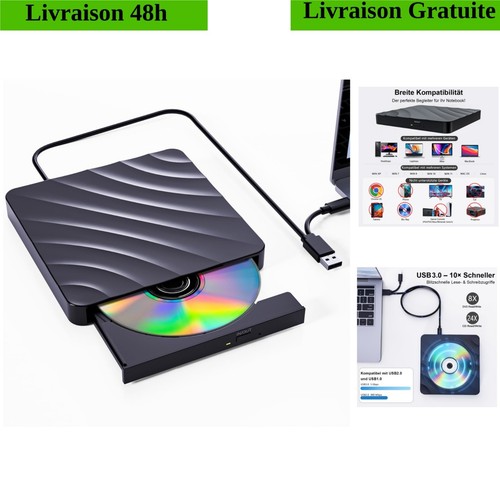 Lecteur dvd externe - usb, 3.0
