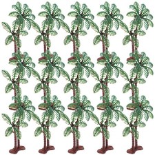  Mini palmier artificiel en plastique, 15 pièces, cocotier artificiel, Mini