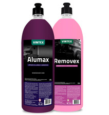 Kit de nettoyage automobile Alumax VINTEX 1,5 L et Removex VONIXX 1,5 L - 50,...