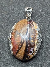 Pendentif ARGENT 925 Opale