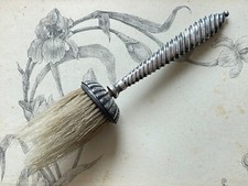 Ancienne Brosse en Argent Anglais - Poignée Torsadée - collection