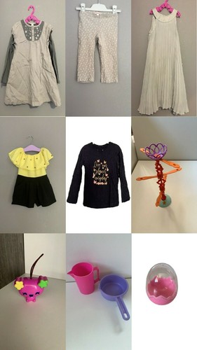 Lot vêtements jouets - lot,