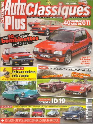Auto plus classiques - classiques, 23