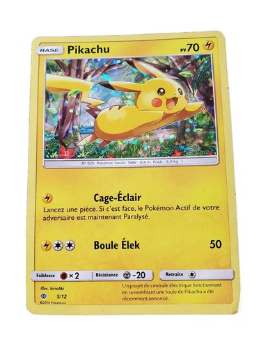 Carte pokémon pikachu - pokémon,