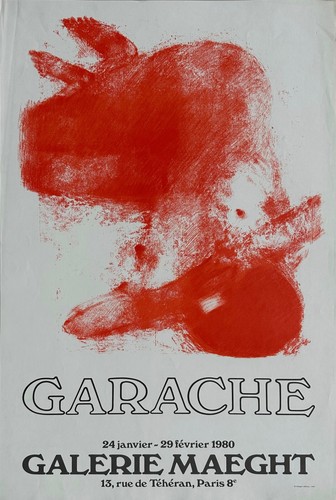 Garache claude affiche - garache,