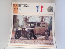 FICHE CARD carte car