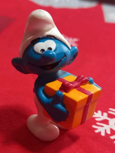 20538 schtroumpf avec cadeau - schtroumpf,