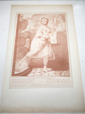 BELLE ESTAMPE EROTIQUE "A QUELQUE CHOSE..." 1775 Par PARELLE & BASSET Sanguine