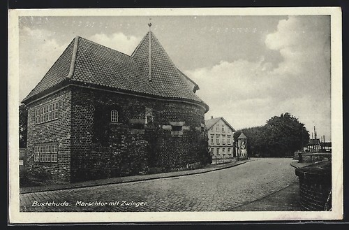 Carte postale buxtehude porte - postale,