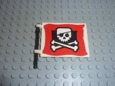 LEGO Flag 6 x 4 with Skull and Crossbones (Eye Patch) Réf 2525px6 Set 7075/7073