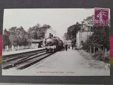 CPA - LA RIVIERE THIBOUVILLE(EURE) - LA GARE