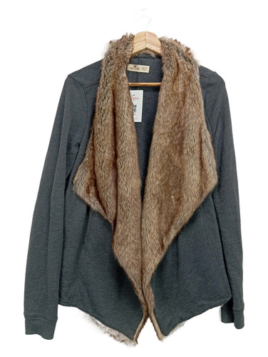 Hollister manteau fourrure - hollister,
