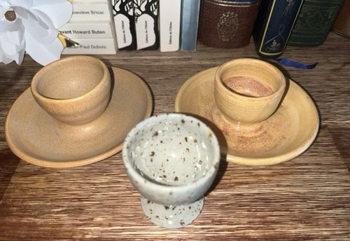 Coquetiers poterie fait main - 3,