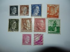 10 anciens  timbres allemand