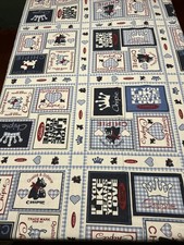 Drap Ancien Vintage Kitsch Année 80 90 Chipie Couture Upcycling Tissu Tissus