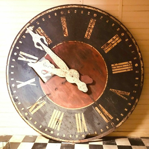 Grande façade horloge en - grande, d'horloge