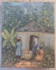 Tableau années 50 signé