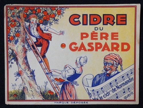 Ancienne étiquette cidre - étiquette, du