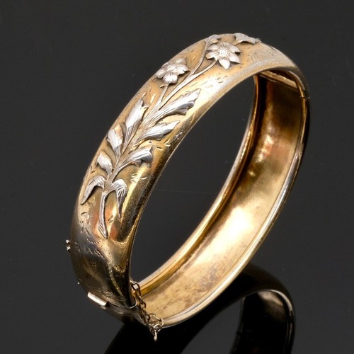 Bracelet vermeil décor - bracelet, vermeil,
